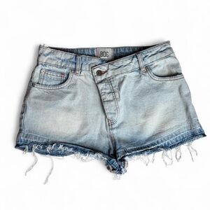 BDG Faded Blue Denim Jean Crossover Shorts